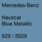 Preview: Mercedes-Benz, Nautical Blue Metallic, 929 / 5929.